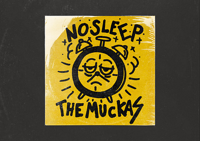 No Sleep The Muckaz Single Artwork art creative design graphic design pop punk punk rock ramones
