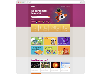eba landing adobe xd e learning landing page ui