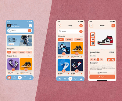 Modern Mobile App UI/UX Design