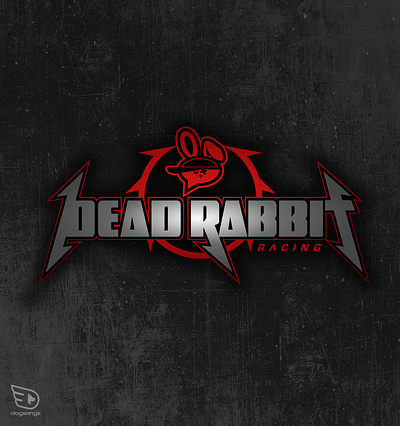 Logo concepts - race team chipdavid dogwings drawing logo rabbit racing sports graphic vector