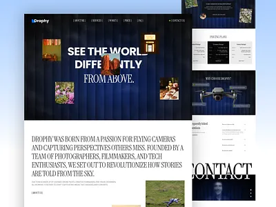 "Dgraphy" Drone photographer website creative people creative portfolio drone photographe photographe photographer portfolio portfolio ui ux