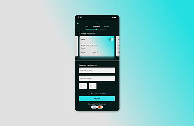 Daily UI challenge - Day 2, Create a checkout screen app dailyui design graphic design ui ux web