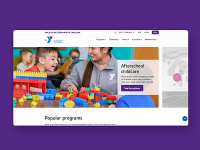 YMCA of Western North Carolina design drupal imagex nonprofit ui ymca