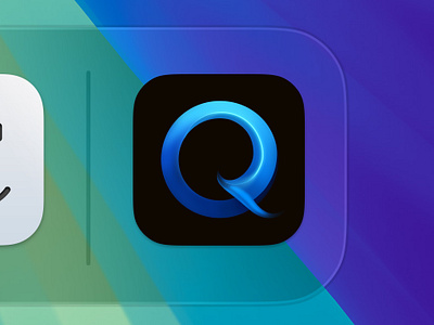 Q macOS App icon app icon design