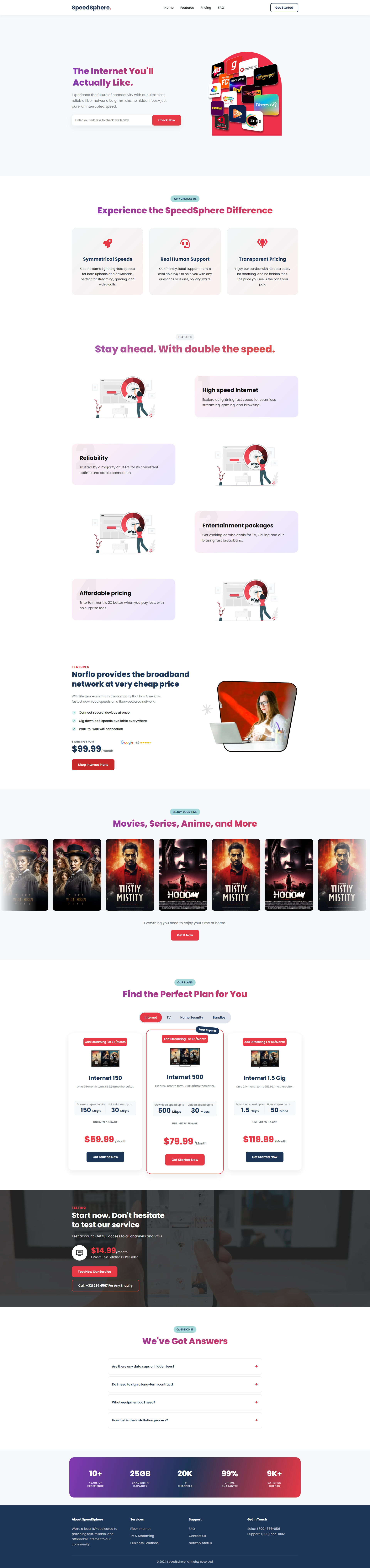 ISP landing page design branding funnel design graphic design homepage design landing landing page landing page design logo ui website design website development