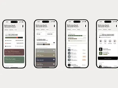 Alinma Bank — App Design & UX/UI app app design bank clean design finance fintech minimal mobile mobile app ui ux