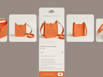 HERMES - Shopping App app shop shot ui
