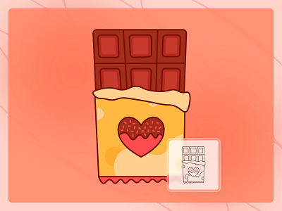 🍫 Chocolate Bar chocolate coloring book coloring page design flat food graphic design illustration kids activity kitkat love mascot relax tasty treat yummy