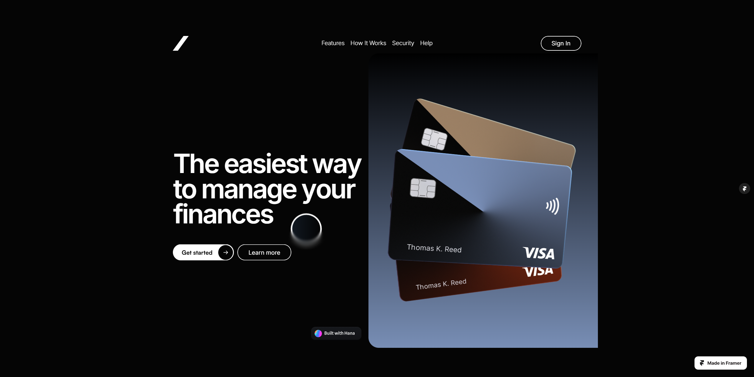 Spline x Contra Hackathon 3D Fintech Card Experience 3d animation motion graphics ui ux