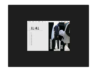 Fashion brand landing page redesign fashion redesign ui website