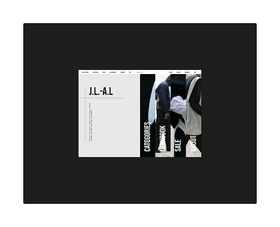 Fashion brand landing page redesign fashion redesign ui website