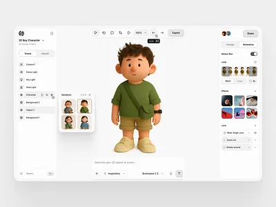 Brainwave 2.0: AI-Powered 3D UI Kit 3d ai clean design app design tool minimal ui ui design ui8 ux ux design web app web design