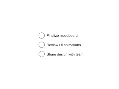 Day 18 – Checklist animation branding graphic design logo motion graphics ui