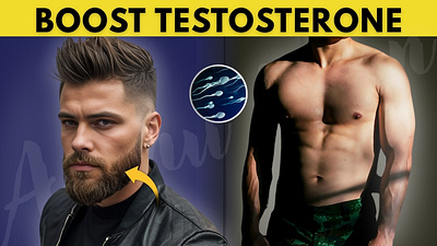 Testosterone YouTube Thumbnail design graphic design graphicdesign thumbnail thumbnaildesign thumbnails youtube youtubedesign youtubethumbnail youtubethumbnaildesign