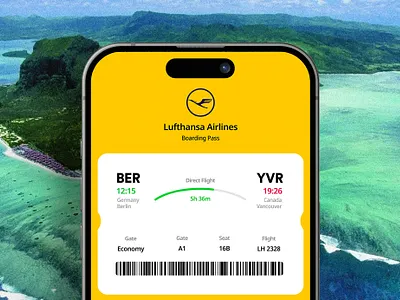 Flight App branding graphic design ui