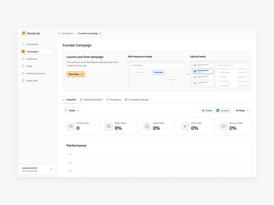 Perlon AI - Launch Banner ai design dashboard product design agency saas designer software design agency ui design agency ui ux design ux