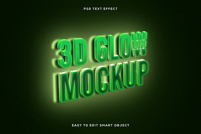 Editable 3D Glow Logo Mockup Text Effect [Photoshop] 3d glow logo mockup 3d glowing logo mockup 3d logo mockup glow logo mockup glow mockup glowing logo mockup glowing text effect logo mockup photoshop neon logo mockup photoshop mockup text effect photoshop
