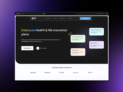Healthcare Website Design healthcare landing page ui visual design website wellness