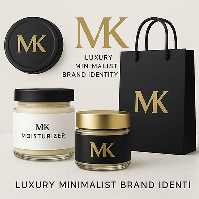 MK – Luxury Minimalist Brand Identity branding design graphic design logo logo design ui