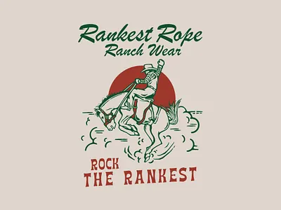 Western Cowboy Rodeo branding country clothing cowboy graphic design handdrawn illustratio illustration logo rodero tshirt vintage western wild west wildwest