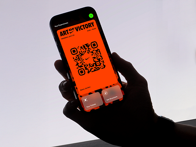 Nike 'Art of Victory' Digital Event Pass app app design application application design art victory design mobile mobile app nike nike design qr qr code ui ui design ux ux design uxui uxui design vibrant