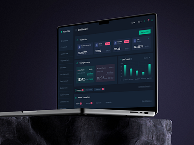 Brokerage Admin (FinTech) CRM - 2022 brokerage crm fintech product design ui user experience ux