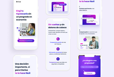 Brisa homepage branding product design uxui visual design