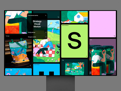Playful Leisure Branding Collage art direction brand concept branding design character art color harmony concept visuals creative direction custom typography flat design fun branding leisure theme lifestyle branding modern layout packaging illustration playful graphics playful leisure soda packaging storytelling branding tote bag visual identity