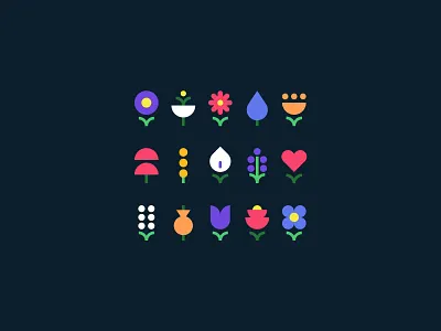 Plants botanical branding floral flowers illustration plants symbol