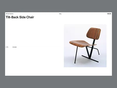 Minimalist Furniture Product Detail Page clean clean ui design digital assets digital design home page landing page minimalist modern modern ui product simple ui ui design ux ux design ux ui design white