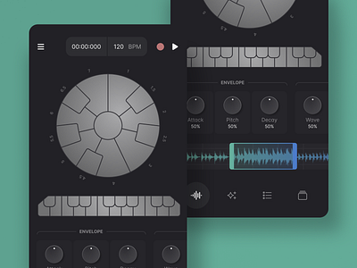 Stylophone Composer UI Concept analog audio tools daw design experimental ui figma lofi vibes midi editor musictech stylophone synth ui ui concept ux design