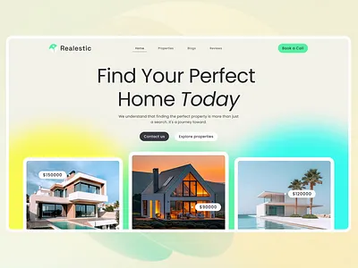 Luxury Real Estate Website Hero Section UI Design high converting landing page home buying website home search design luxury real estate modern home architecture modern real estate website property listing property marketplace website property ui real estate agent real estate landing page real estate platform ui real estate ui real estate ux real estate website responsive web design web design web landing page design website ux