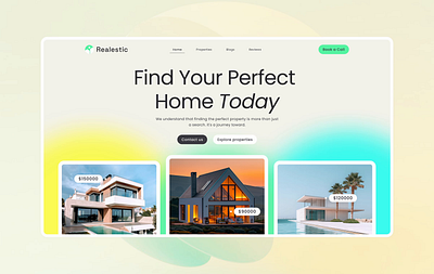 Luxury Real Estate Website Hero Section UI Design high converting landing page home buying website home search design luxury real estate modern home architecture modern real estate website property listing property marketplace website property ui real estate agent real estate landing page real estate platform ui real estate ui real estate ux real estate website responsive web design web design web landing page design website ux