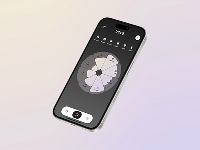 Trove: Emotion & Life Insights Mobile App app app design application application design chart clan dark mode dark tone data design emotion regulation minimalist modern trove trove app ui ui design ui ux ux design