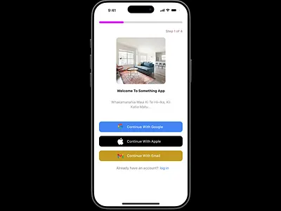 Onboarding window daily UI - 23 3d animation app branding dailyui23 design graphic design illustration iphone logo motion graphics onboarding typography ui