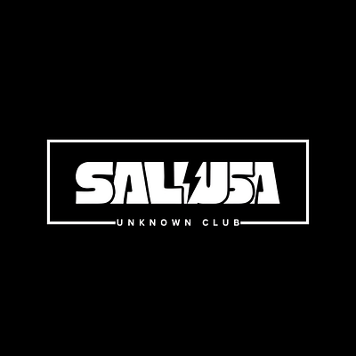Black T-shirt with “SALUSA” active shirt adobe photoshop advertising branding clothing design designer fashion graphic design marketing social media poster design t shirt design