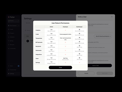 User Roles & Permissions multi tenancy permissions settings usermanagement users