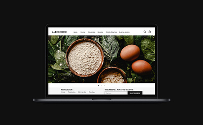 Alemendro branding graphic design landing packaging social media