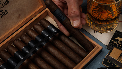 Stork Club Cigars brand branding cigars graphic design labels packaging