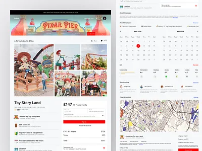 Baiiad - Travel Service Company Website adventure amusement booking business company destination disney modern service tickets travel traveler traveling ui uiux ux vacation web design website