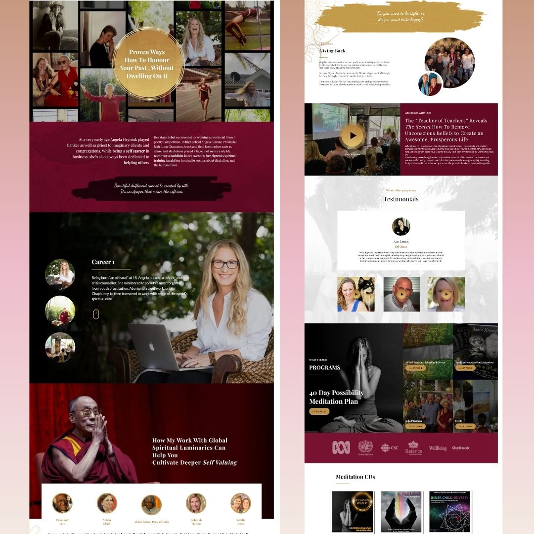 Example of Interactive Landing Page