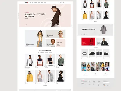 Ecommerce Store design women & men clothing & accessories store branding design ecommerce ecommerce store ecommerce ui ecommerce ux framer designer graphic design illustration modern design modern ecommerce ui web app design web designer web redesign webflow design webflow developer webflow website website design