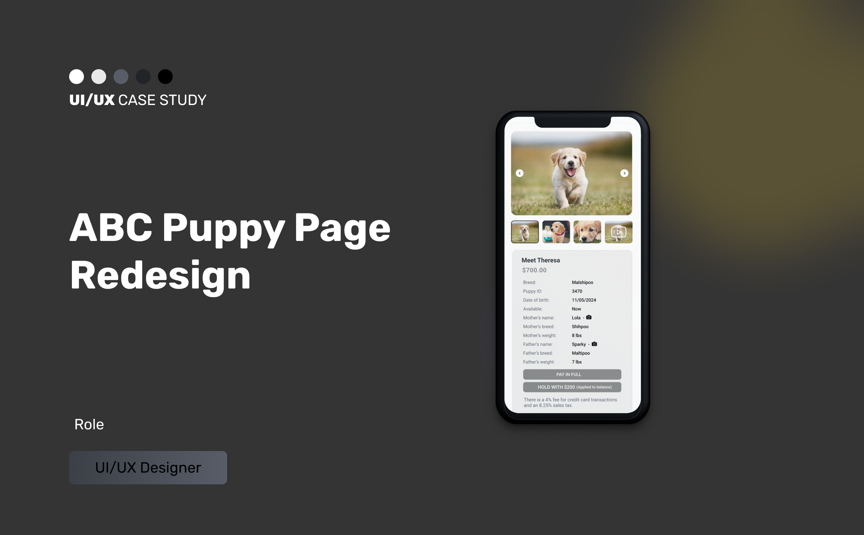 ABC Puppy Page Redesign animation case study figma graphic design landing page product design prototype redesign ui web design website design wireframe