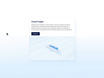 Cards Animation - Hover ✨ 3d 3d design animation card design cards design illustration logistics logistics animation logistics cards menu cards micro animation ocean ocean freight section cards ui ui design uidesign ux