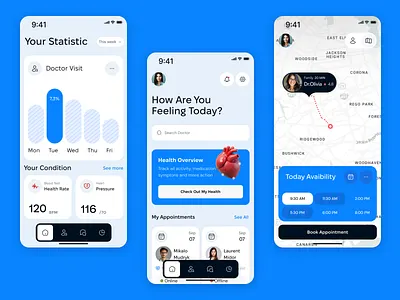 MedSched is your tool for hassle-free medical appointments app application calendar design app doctor doctorappointments health healthcare hospital medical schedule settings ui ux ui
