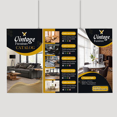 Professional Tri-fold Catalog adobecertifieddesigner adobeillustrator adobephotoshop customcatalog freelancegraphicdesigner furniturecatalog graphic design illustration luxurydesign marketingmaterials productcatalogdesign professionalcatalog socialmediaads trifoldcatalog