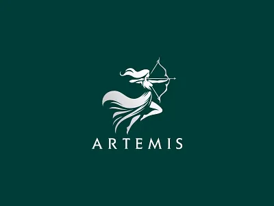 Artemis Logo ancient spirit apollo sister artemis branding elegant mark goddess greek warrior heritage design historical emblem huntress logo mythical brand mythology strong woman