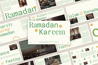 Raem – Ramadan Kareem Experimental Presentation design graphic design pitch deck presentation ramadan
