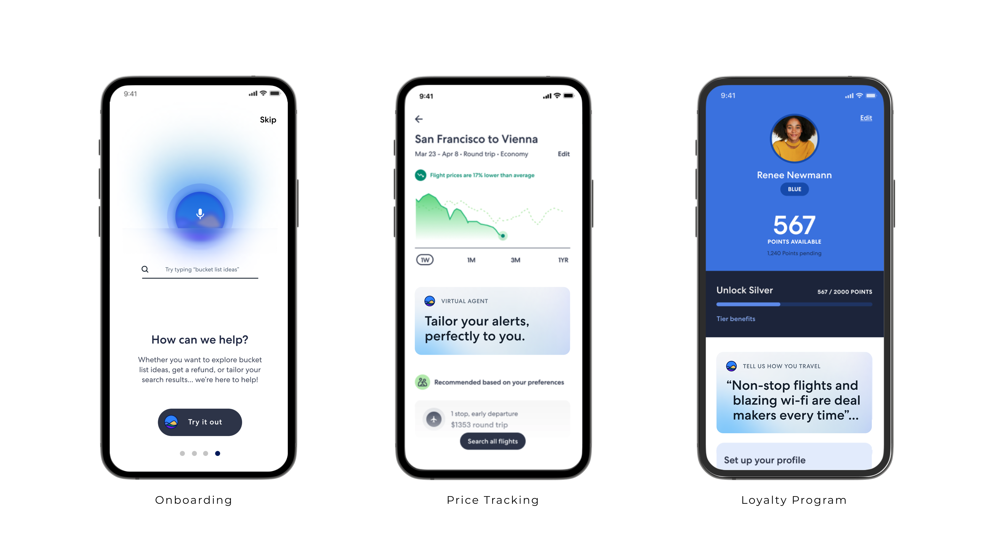 TrAIvel Agent – Extended ai ai agent artificial intelligence ios mobile mobile app personalized product design travel travel app ui ux