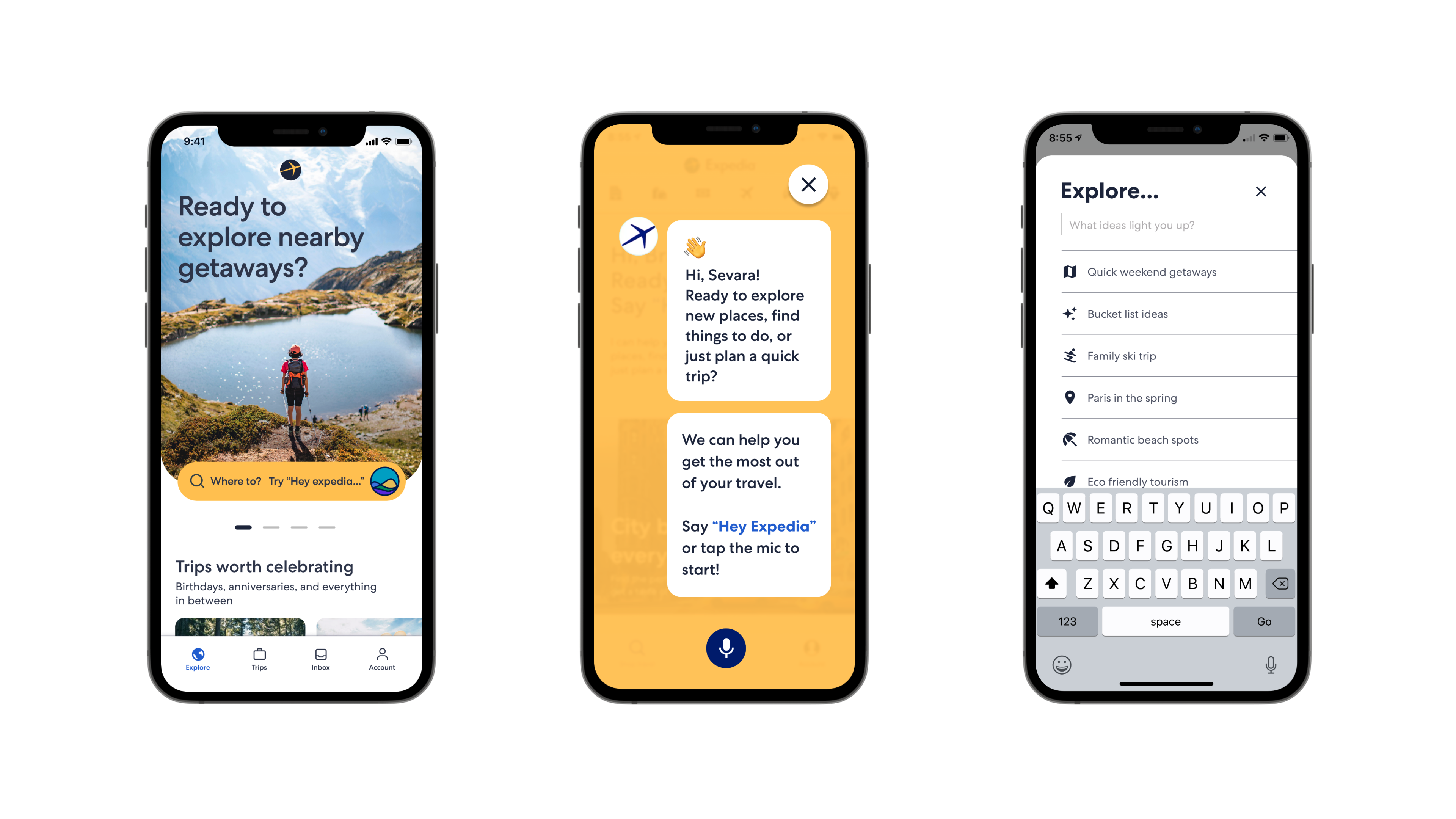 TrAIvel Agent – Early Concepts ai agent artificial intelligence concept art explore mobile app travel app ui ux